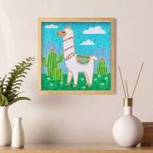 Load image into Gallery viewer, Cute Alpaca 30x30cm(canvas) full crystal drill diamond painting
