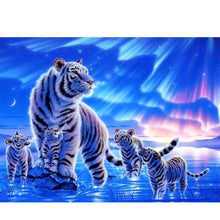 Load image into Gallery viewer, Aurora Tiger 40x50cm(canvas) full square drill diamond painting
