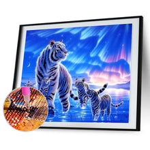 Load image into Gallery viewer, Aurora Tiger 40x50cm(canvas) full square drill diamond painting
