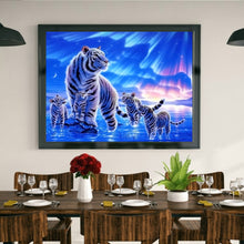 Load image into Gallery viewer, Aurora Tiger 40x50cm(canvas) full square drill diamond painting
