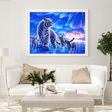 Load image into Gallery viewer, Aurora Tiger 40x50cm(canvas) full square drill diamond painting
