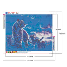 Load image into Gallery viewer, Aurora Tiger 40x50cm(canvas) full square drill diamond painting
