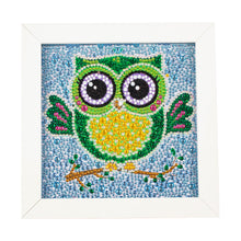 Load image into Gallery viewer, Owl 18x18cm(canvas) full crystal drill diamond painting
