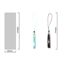 Load image into Gallery viewer, 2x Butterfly Diamond Painting Bookmark DIY Special Shaped Tassel (SQ27)
