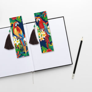 2x Butterfly Diamond Painting Bookmark DIY Special Shaped Tassel (SQ27)