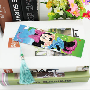 2x Mouse Diamond Painting Bookmark DIY Special Shaped Drill Tassel (SQ32)