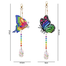 Load image into Gallery viewer, DIY Special Shaped Crystal Butterfly Diamond Painting Kit Pendant (SMDZ01)

