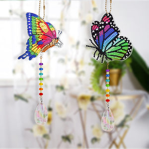 DIY Special Shaped Crystal Butterfly Diamond Painting Kit Pendant (SMDZ01)