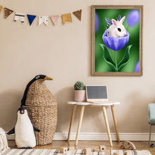 Load image into Gallery viewer, Rabbit Spring 30x40cm(canvas) full round drill diamond painting
