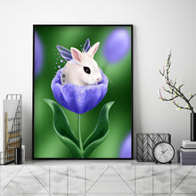 Load image into Gallery viewer, Rabbit Spring 30x40cm(canvas) full round drill diamond painting
