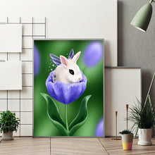 Load image into Gallery viewer, Rabbit Spring 30x40cm(canvas) full round drill diamond painting
