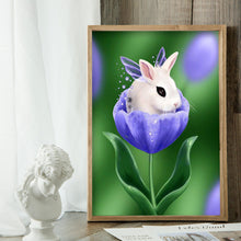 Load image into Gallery viewer, Rabbit Spring 30x40cm(canvas) full round drill diamond painting
