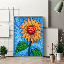 Load image into Gallery viewer, Sunflower 30x40cm(canvas) full square drill diamond painting
