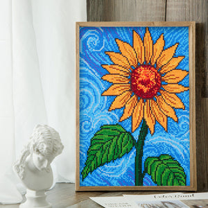 Sunflower 30x40cm(canvas) full square drill diamond painting