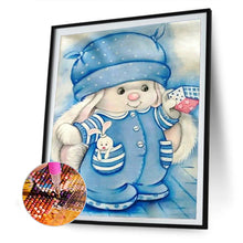 Load image into Gallery viewer, Bunny Ears Doll 30x40cm(canvas) full round drill diamond painting
