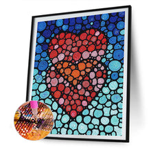 Load image into Gallery viewer, Love Abstract 30x40cm(canvas) full crystal drill diamond painting

