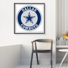 Load image into Gallery viewer, Dallas Cowboys Team Crest 40x40cm(canvas) full round drill diamond painting
