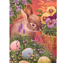 Load image into Gallery viewer, Easter Bunny 30x40cm(canvas) full round drill diamond painting
