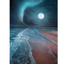 Load image into Gallery viewer, Seaside Starry Sky 30x40cm(canvas) full round drill diamond painting
