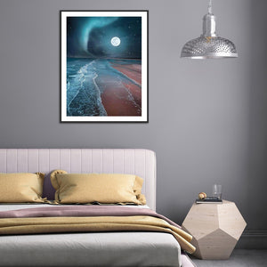 Seaside Starry Sky 30x40cm(canvas) full round drill diamond painting