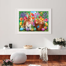 Load image into Gallery viewer, Easter Bunny 40x30cm(canvas) full round drill diamond painting
