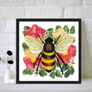 Bee 35x35cm(canvas) full round drill diamond painting