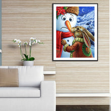 Load image into Gallery viewer, Rabbit Eating Carrot 30x40cm(canvas) full round drill diamond painting
