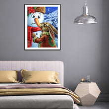 Load image into Gallery viewer, Rabbit Eating Carrot 30x40cm(canvas) full round drill diamond painting
