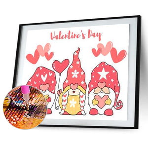 Valentine'S Day Goblin 40x30cm(canvas) full round drill diamond painting