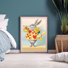 Load image into Gallery viewer, Celebrate Love Rabbit 30x40cm(canvas) full round drill diamond painting
