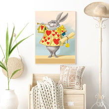 Load image into Gallery viewer, Celebrate Love Rabbit 30x40cm(canvas) full round drill diamond painting
