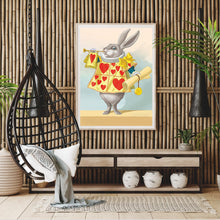 Load image into Gallery viewer, Celebrate Love Rabbit 30x40cm(canvas) full round drill diamond painting
