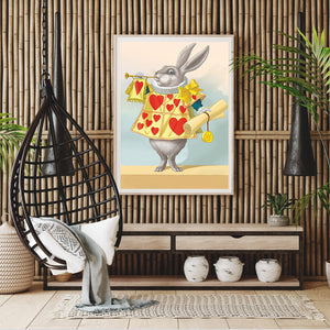 Celebrate Love Rabbit 30x40cm(canvas) full round drill diamond painting