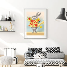 Load image into Gallery viewer, Celebrate Love Rabbit 30x40cm(canvas) full round drill diamond painting
