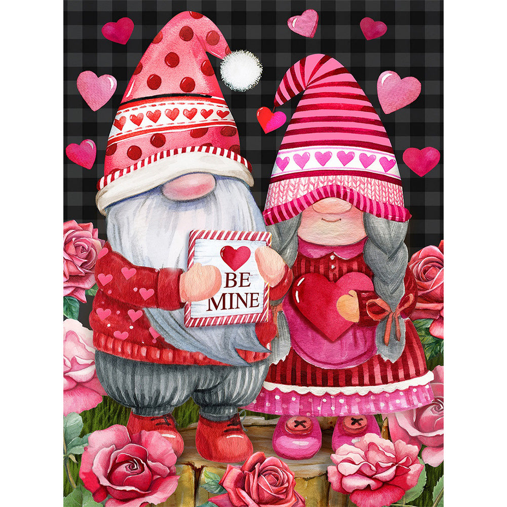 Valentine'S Day Couple Goblin 30x40cm(canvas) full round drill diamond painting