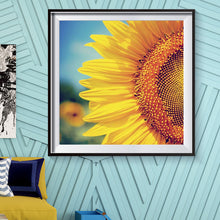 Load image into Gallery viewer, Sunflower 30x30cm(canvas) full round drill diamond painting
