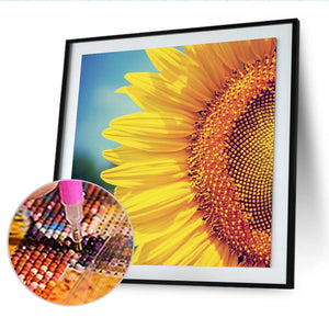 Sunflower 30x30cm(canvas) full round drill diamond painting