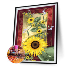 Load image into Gallery viewer, Sunflower 30x45cm(canvas) full round drill diamond painting
