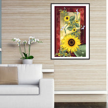 Load image into Gallery viewer, Sunflower 30x45cm(canvas) full round drill diamond painting
