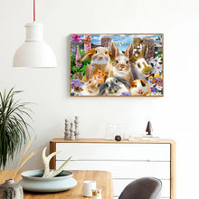 Load image into Gallery viewer, Rabbit 50x40cm(canvas) full round drill diamond painting
