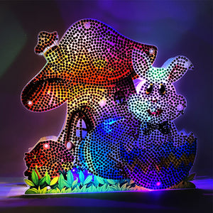 DIY Diamond Painting LED Lamp Special-shaped Drill Easter Ornament (BJD202)