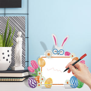 DIY Message Board Rabbit Egg Diamond Painting Desktop Easter Decor (LYP201)