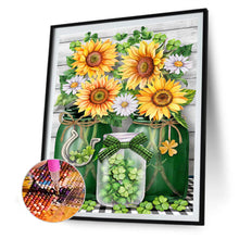 Load image into Gallery viewer, Sunflower Bouquet 30x40cm(canvas) full round drill diamond painting
