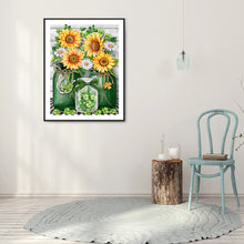 Load image into Gallery viewer, Sunflower Bouquet 30x40cm(canvas) full round drill diamond painting
