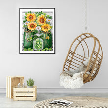 Load image into Gallery viewer, Sunflower Bouquet 30x40cm(canvas) full round drill diamond painting
