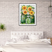 Load image into Gallery viewer, Sunflower Bouquet 30x40cm(canvas) full round drill diamond painting
