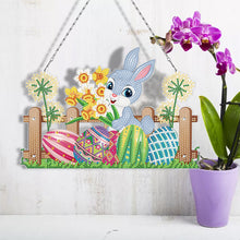 Load image into Gallery viewer, Easter Rabbit Egg Ornament DIY Diamond Crystal Hanging Pendant (YH302)
