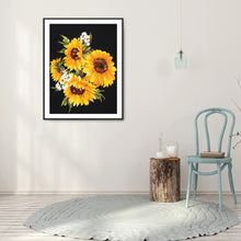 Load image into Gallery viewer, Sunflower 30x40cm(canvas) full round drill diamond painting
