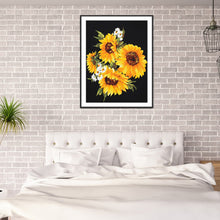 Load image into Gallery viewer, Sunflower 30x40cm(canvas) full round drill diamond painting
