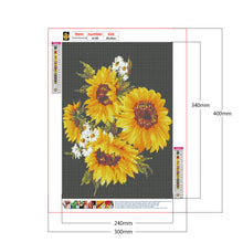 Load image into Gallery viewer, Sunflower 30x40cm(canvas) full round drill diamond painting
